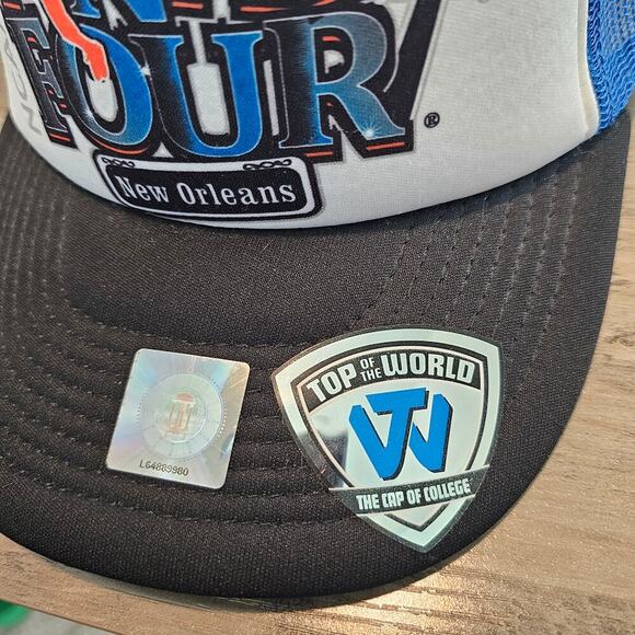 NCAA 2012 Final Four Snapback Trucker Hat Cap Blue Basketball New Orleans TOW - Picture 3 of 9